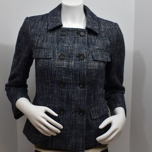 ⚡️SALE⚡️Banana Republic Blue Tweed Pea Coat